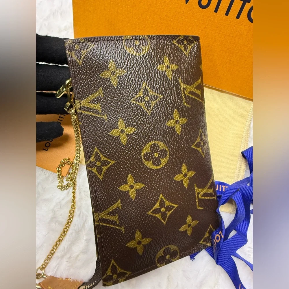 LOUIS VUITTON-VI0011 Petit Bucket Pochette Monogram Canvas - Picture 6 of 10